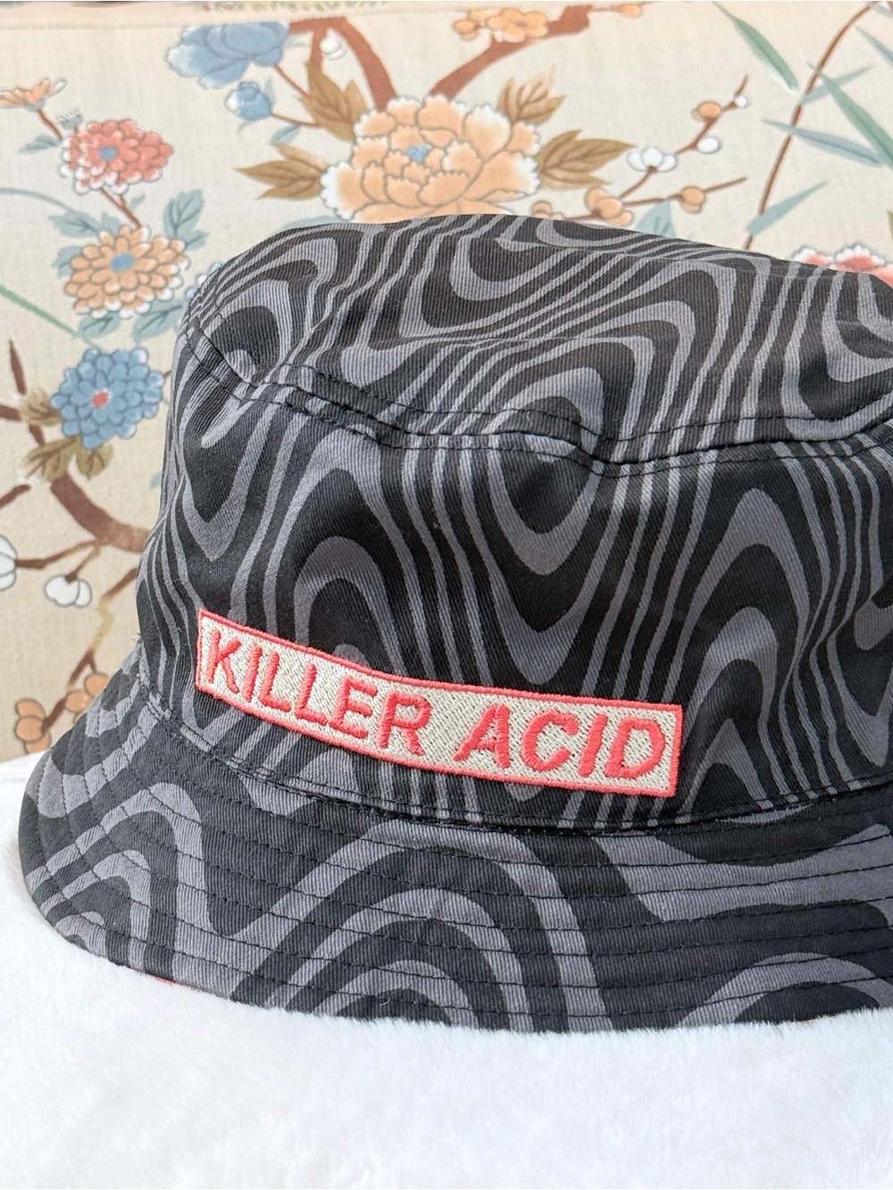 Killer Acid Psychedelic Custom Patch Bucket Hat - Picture 3 of 9